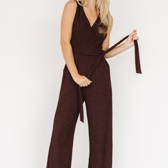 Baltic Born Pants - Baltic Born Natasha Jumpsuit | Espresso Size 1XL1XL